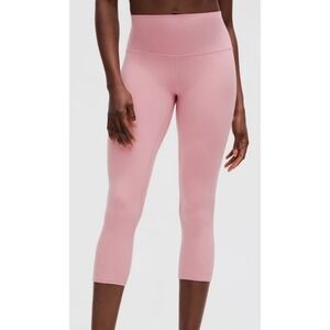 Lululemon‎ Align HR Crop 23" Leggings Pink 12 New With Tags